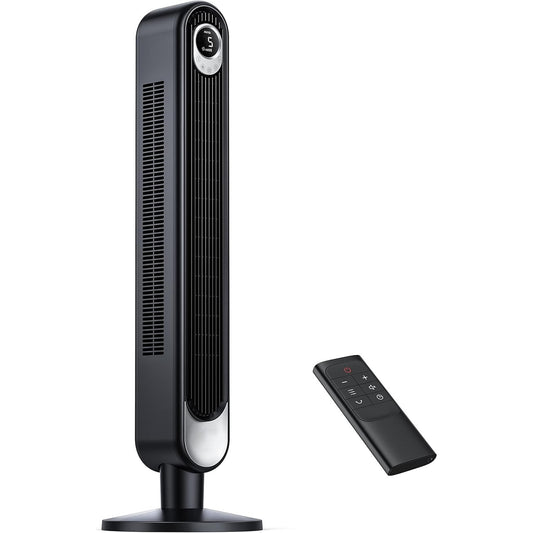 RadiHeat Cruzer Pro T1 Bladeless 42-Inch Smart Silent Tower Fan - 28dB, 90° Oscillation, WiFi Enabled