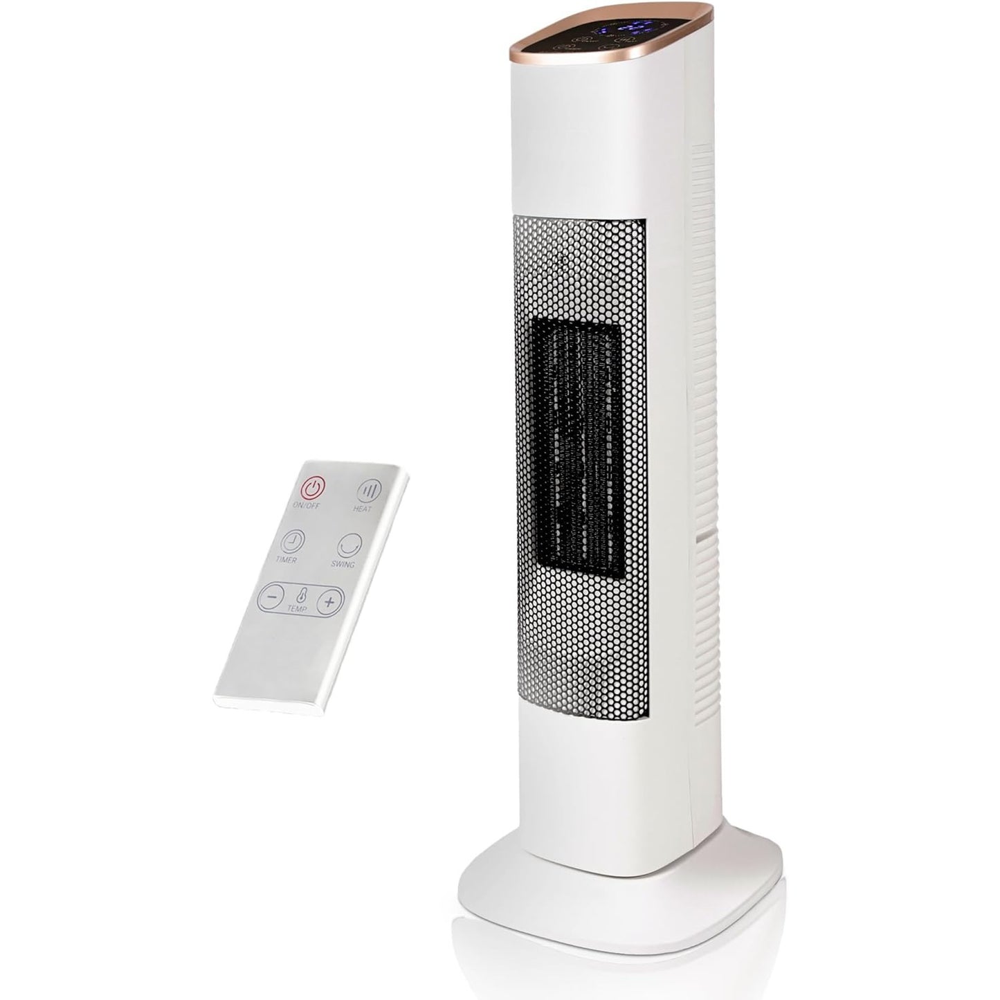 RadiHeat NVT02 19-Inch 2000W Oscillating Tower Heater Fan With Touch Controls